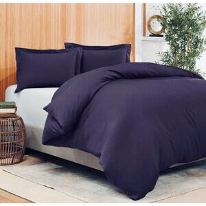 Bamboo Duvet Cover, Queen Size Purple